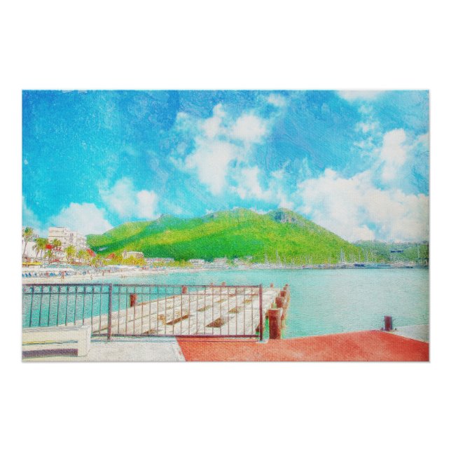 Poster Saint Martin (Devant)