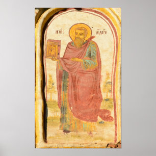 Poster saint orthodoxe icône église religion dieu jésus c