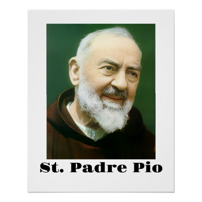 Poster Saint Padre Pio (Devant)