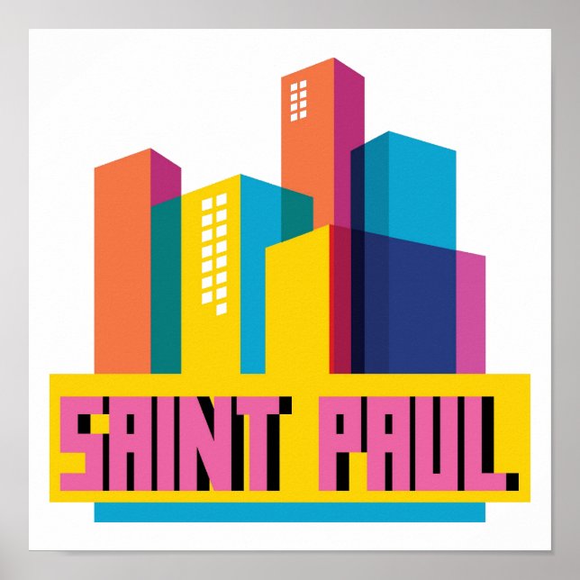 Poster Saint Paul dans le design (Devant)