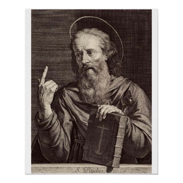 Poster Saint Paul l'Apôtre par Philippe de Champaigne (Devant)