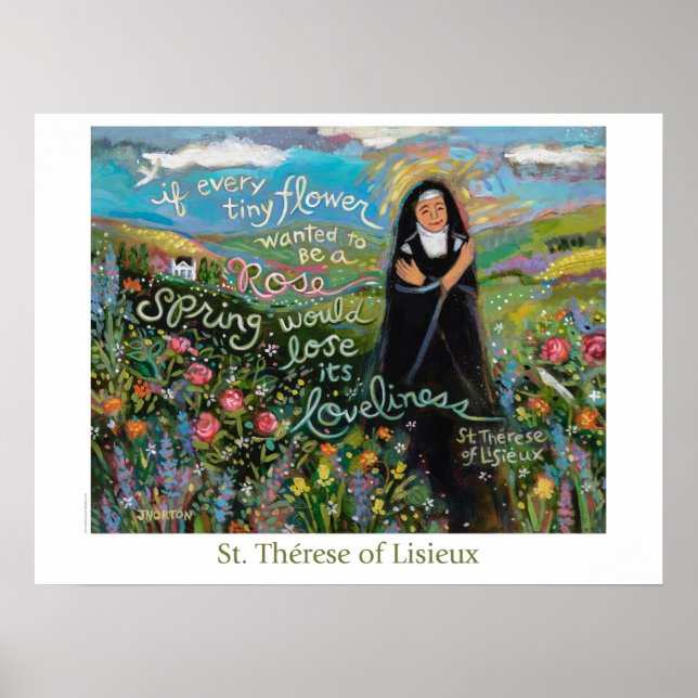 Poster Saint-Thérèse de Lisieux (Devant)