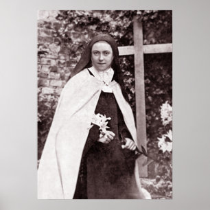 Poster Saint Thérèse de Lisieux, La Petite Fleur