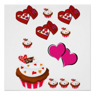 Poster Saint-Valentin