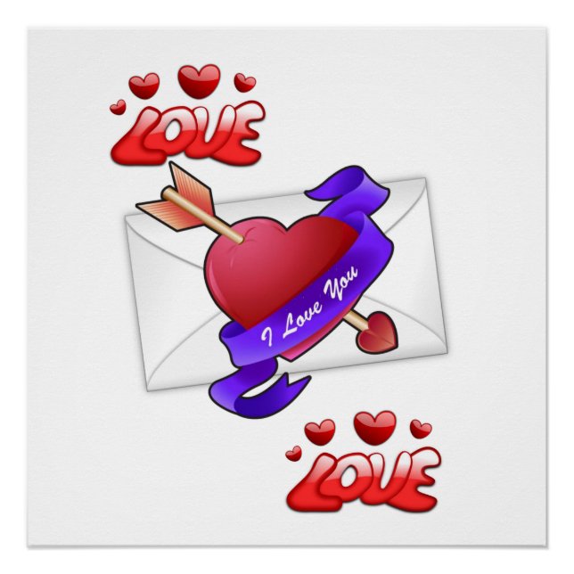 Poster Saint-Valentin (Devant)