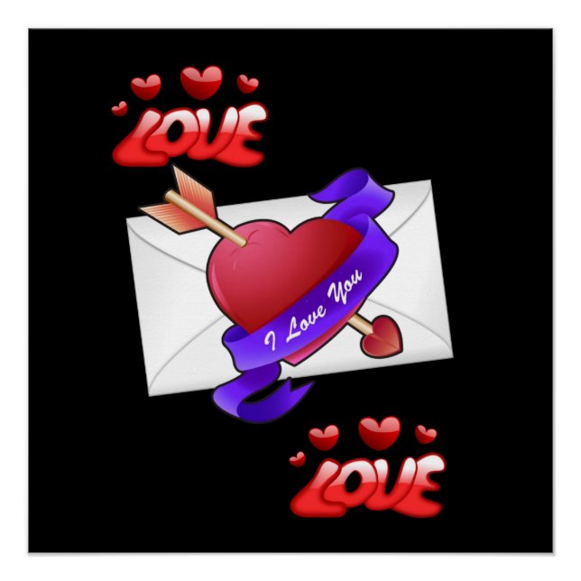 Poster Saint-Valentin (Devant)