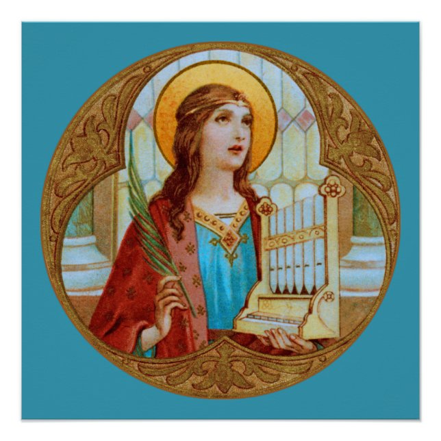 Poster Sainte Cécile de Rome (BK 003) (Devant)