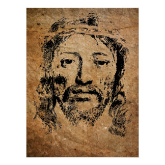 Poster Sainte Face de Jésus Christ