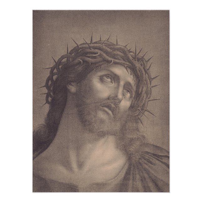 Poster Sainte Face de Jésus Christ (Devant)