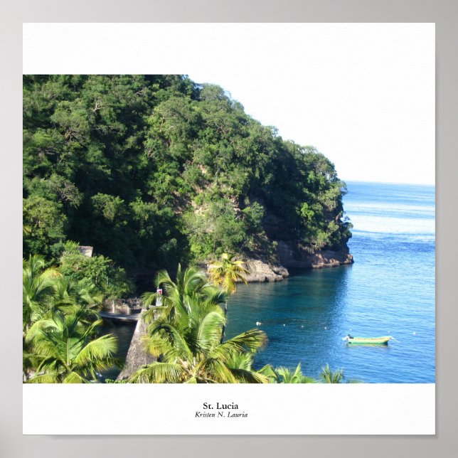 Poster Sainte-Lucie (Devant)