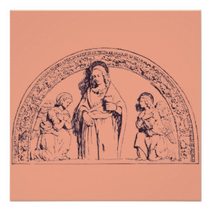 Poster Sainte-Lucie de Syracuse par Giovanni della Robbia