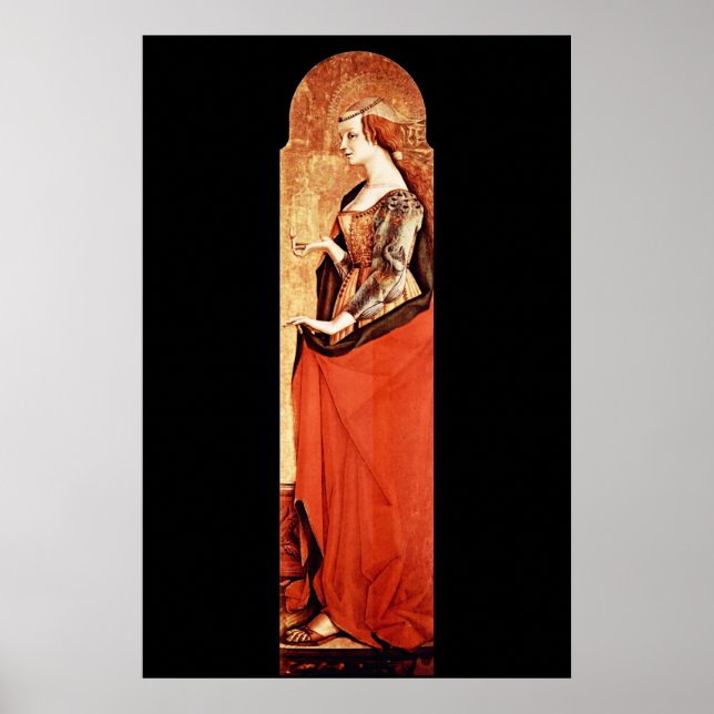Poster SAINTE MARIE-MADELEINE 2 Or,Rouge (Devant)