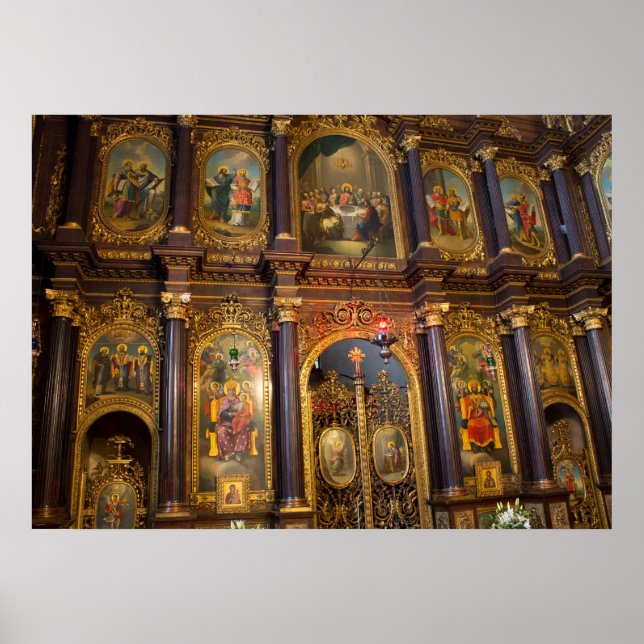 Poster Sainte Trinité Église grecque orthodoxe (Devant)