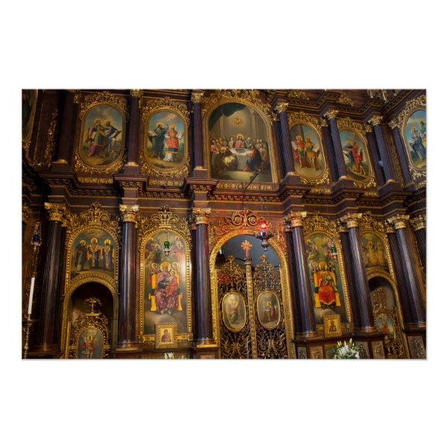 Poster Sainte Trinité Église grecque orthodoxe (Devant)