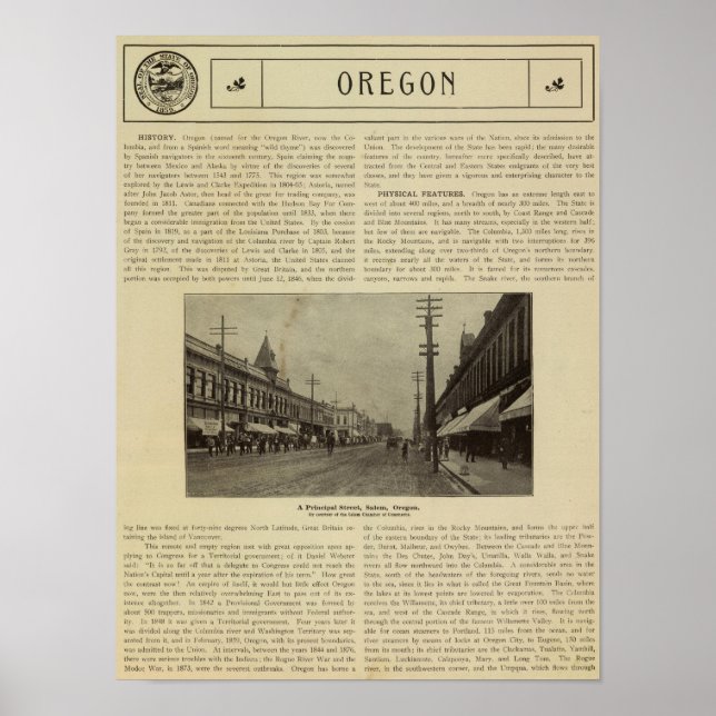 Poster Salem, Ou rue (Devant)