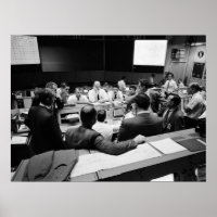 Salle de contrôle des opérations de mission Apollo