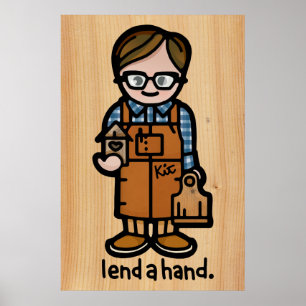 Poster salle de travail wallhanging.