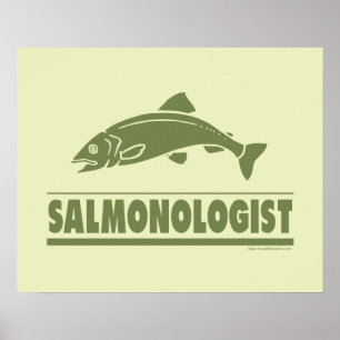 Poster Salmon Fishing
