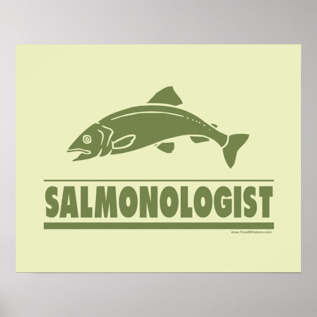 Poster Salmon Fishing (Devant)