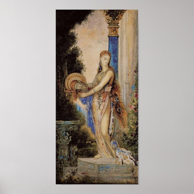Poster Salome by Gustave Moreau (Devant)