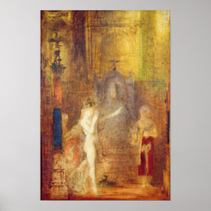 Poster Salomé dansant avant Hérode, vers 1876
