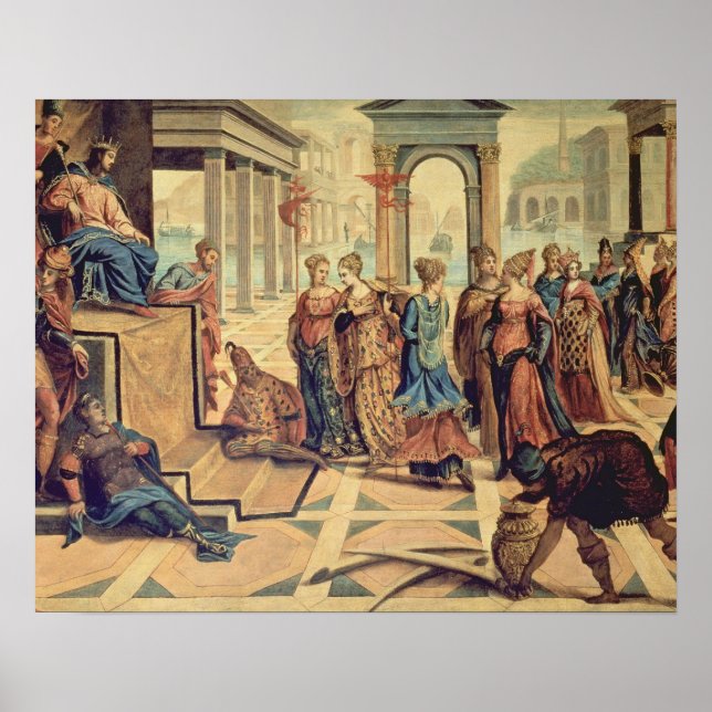 Poster Salomon et la reine de Saba (Devant)