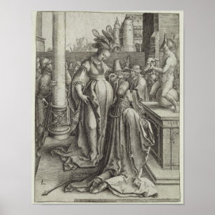 Poster Salomon Prays devant une Graven Image, c.1514