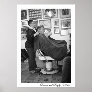 Poster Salon de coiffure