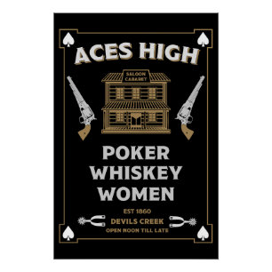 Poster Salon de la Frontière Américaine Cowboy