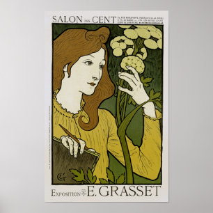 Poster Salon des Cent ~ Exposition de E. Grasset
