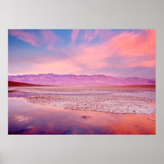 Poster Salt Water Lake Death Valley