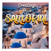 Salutations de Santorin