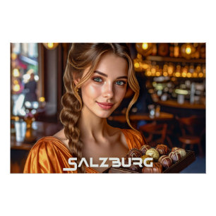 POSTER SALZBOURG - AMOUR D'AUTRICHE