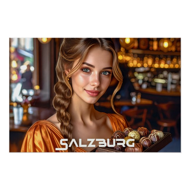 POSTER SALZBOURG - AMOUR D'AUTRICHE (Devant)