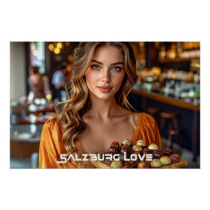 POSTER SALZBOURG - AMOUR D'AUTRICHE