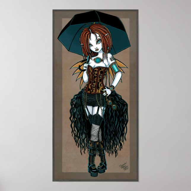 Poster "Samara" Steampunk Cyber Fairy (Devant)