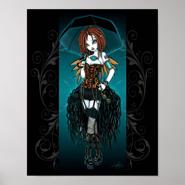 Poster "Samara" Steampunk Cyber Fairy (Devant)
