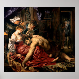 Poster Samson et Delilah, c.1609