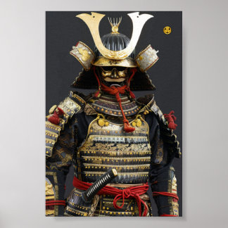 Poster Samurai Mur Art imprimé Shogun Tokugawa