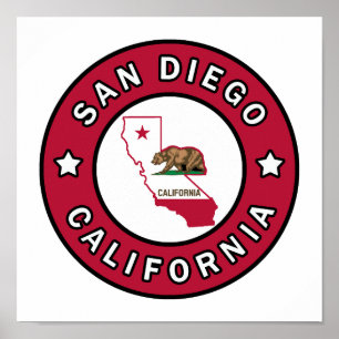 Poster San Diego Californie