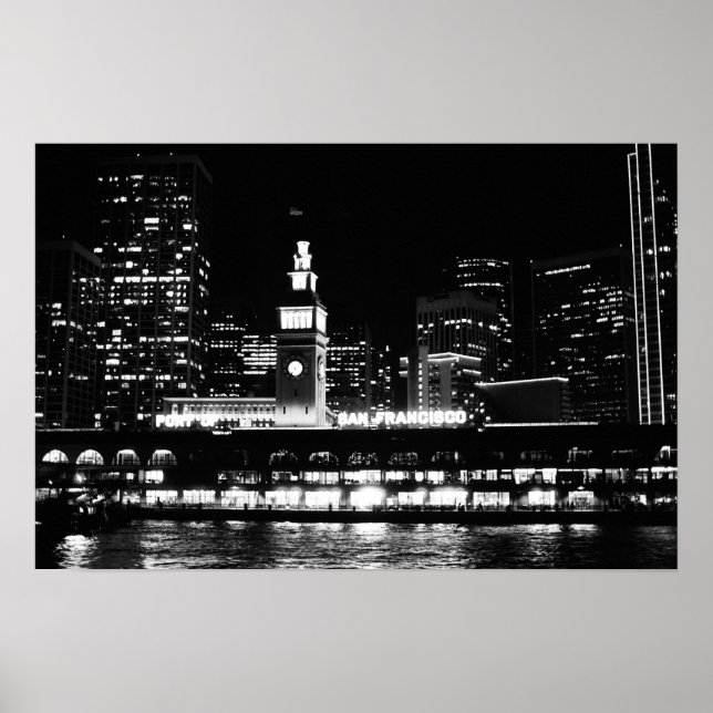 Poster : San Francisco à la tour de l'horloge de n (Devant)
