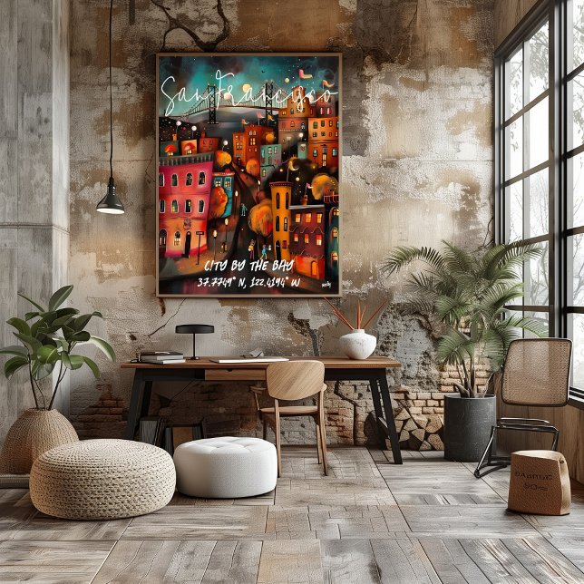 Poster San Francisco: Encanto de la Bahía (Créateur téléchargé)