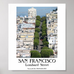 Poster SAN FRANCISCO - Rue Lombard
