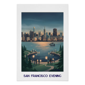 Poster San Francisco Soir