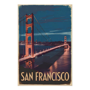 Poster San Francisco USA vintage