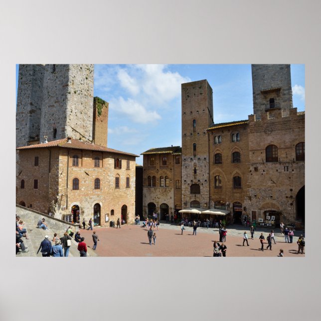 Poster San Gimignano, Italie (Devant)