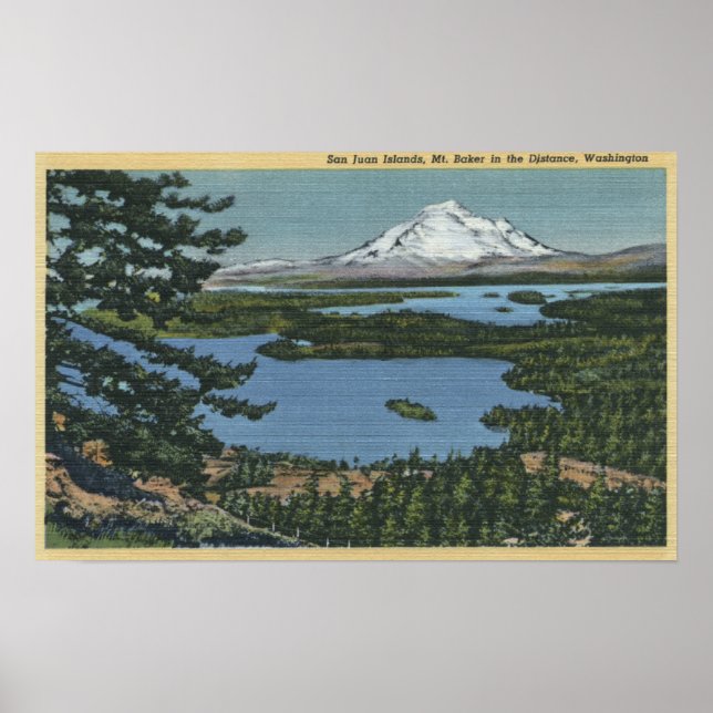 Poster San Juan Islands, Washington 2 (Devant)