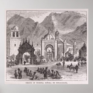 Poster Sanctuaire de la Nuestra Senora de Copacabana