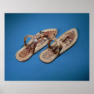 Poster Sandals, Tombeau de Toutankhamon, Nouveau-Royaume