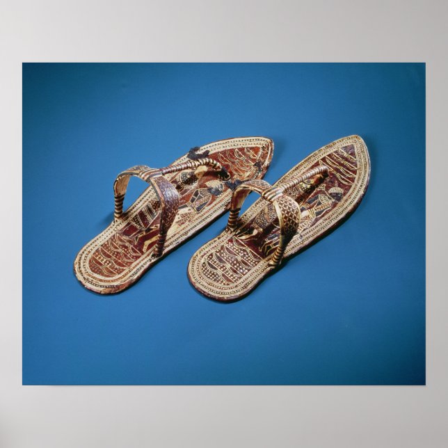 Poster Sandals, Tombeau de Toutankhamon, Nouveau-Royaume (Devant)